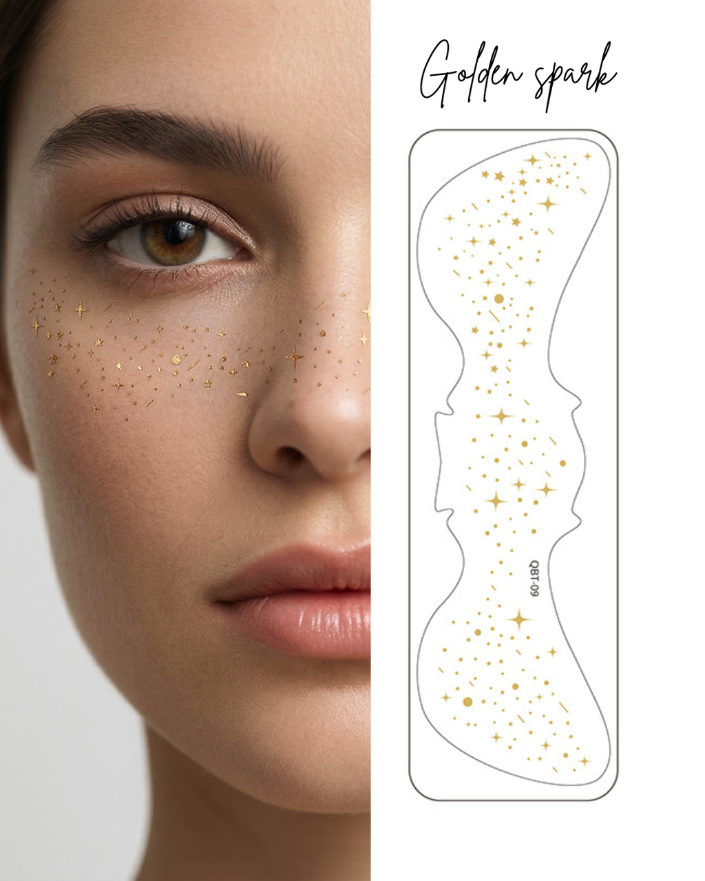 Face Glitter Set - Golden Spark
