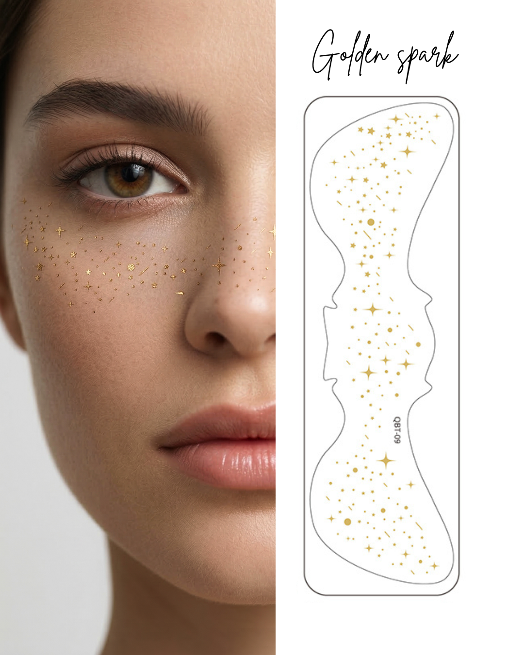 Face Glitter Set - Golden Spark