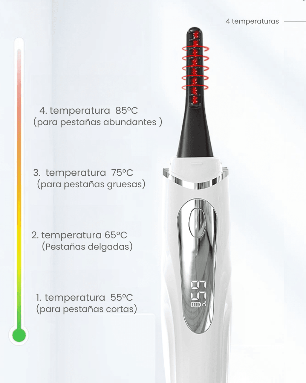Encrespador eléctrico de pestañas The Girls Lab